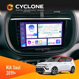Штатна магнітола KIA Soul 2019+ Cyclone C9-011 4x64 DSP Cyclone (НФ-00007053)