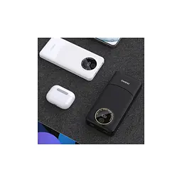 Батарея універсальна Dudao 10000mAh K12 22.5W, PD, QC, 2*USB-A, USB-C(In/Out), White (6976625333875) - мініатюра 4