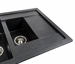 Кухонна мийка VALESO 7850W TOSKANA матова Карбон (SP000047489) - мініатюра 7