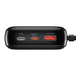 Портативна батарея Baseus Qpow Digital Display quick charg 20000 mAh 22.5 With Type-C Cable PPQD-I01 Black - мініатюра 5