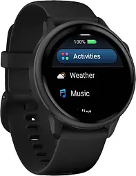 Смарт-годинник Garmin Vivoactive 6 Slate with Black Band (010-02985-00/40) - мініатюра 2