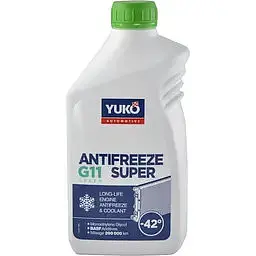 Антифриз YUKO Super G11 -42 ° C зелений 1л - мініатюра 2