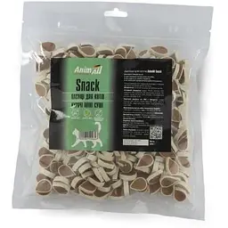 Ласощі AnimAll Snack курячі міні суші, для котів, 500 г