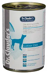 Вологий дієтичний корм для собак Dr.Clauder's Diet LPD Liver для підтримки функції печінки 400 г