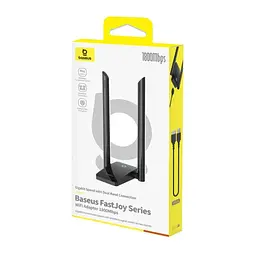 Wi-Fi Адаптер Baseus FastJoy Series 1800Mbps External Antenna чорний B01317600111-06 - мініатюра 6