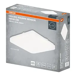 Osram Світильник накладний з датчиком руху OSRAM CEILING SQUARE 18Вт 4000K 1140Лм - мініатюра 4