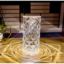 Нічник LED Rose Crystal Diamond з кристалами і зміною 16 кольорів, світильник кристалл з сенсорним перемиканням