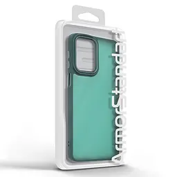 Противоударный чехол для Motorola G55 5G, Frame, зеленый, панель-накладка, термополиуретан TPU + поликарбонат PC, защита всего корпуса, защита кнопок и камеры, устойчив к деформациям, ArmorStandart (ARM81263) - мініатюра 3
