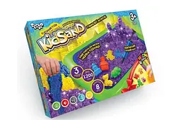 Набір із кінетичного піску KS-02-02U "KidSand" 1200 гр. + пісочниця DANKO