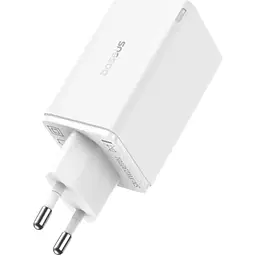 Мережевий зарядний пристрій Baseus GaN6 Pro White [P10162701213-00] [127640] - мініатюра 3