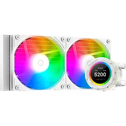 Система водяного охолодження ID-COOLING Space LCD SL240 XE White [148466]