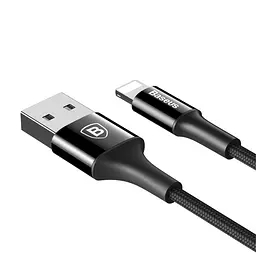 Кабель Baseus Shining Cable USB to Lightning 1m CALSY-01 Black - мініатюра 2