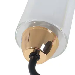 Люстра стельова Brille класична в зал E14 60W BK (LK-672C/5) - мініатюра 4
