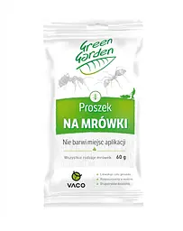 Порошок (гранули) від мурах Vaco Green Garden 60 г для дому, саду та подвір'я