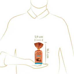 Шоколадні цукерки з мигдалем Lindt Weihnachts Mandeln Caramel Salz 100г - мініатюра 9