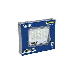Прожектор LED Violux CARBON 50W 5000K 6000lm IP65 ( 400162 ) - мініатюра 4
