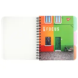 Зошит для записів Yes Be in focus А5 144 аркуші пластикова обкладинка 3 шт. (681954)