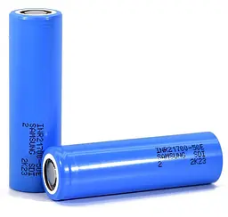 Акумулятор 21700 Samsung INR21700-50E 5000 mAh (Синій) - мініатюра 3
