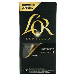 Кава мелена L'OR Ristretto в капсулах, 52 г, 10 шт. (809872) - мініатюра 3