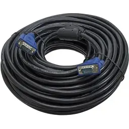 Кабель VGA (M) - VGA (M), 20 м, Black Patron teh0020774
