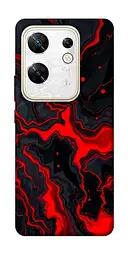 TPU чохол Demsky Black red marble для Infinix Zero 30 4G