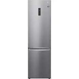 Холодильник LG с нижним морозильным отделением 203x60х68 холод.отд. 277 л мороз.отд. 107 л 2дв. А++ NF инв. диспл снаружи. Metal Fresh серебристый