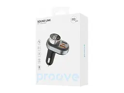 FM-трансмітер Proove Launcher Sound Link 30W (PD+QC3.0) Type-C+USB (FMSL30110001) - мініатюра 4