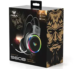 Навушники Aula S-608 Wired Gaming Headset Black - мініатюра 5