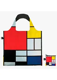 Сумка шоппер LOQI PIET MONDRIAN Composition Red Yellow Blue And Black (PM.CO.R)