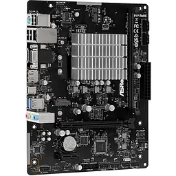 Материнська плата ASRock N100M (Quad-Core N100 3.4GHz, 1xDDR4 DIMM, VGA/HDMI/DP, 1xPCIe, 2xSATAIII, M.2, GLan, mATX) - мініатюра 2
