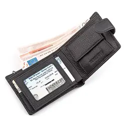 Чоловічий гаманець ST Leather 18316 (ST114) чорний шкіряний - мініатюра 10