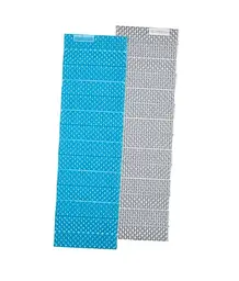 Килимок складний Naturehike Thickened (NH20FCD07) 187см - алюмінієва плівка IXPE - 25мм - блакитний