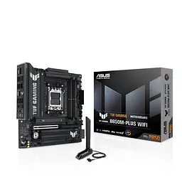 Материнcька плата TUF GAMING B850M-PLUS WIFI sAM5 B850 4xDDR5 M.2 HDMI DP Wi-Fi BT mATX Asus teh0018939 - мініатюра 10
