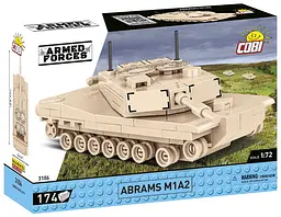 Конструктор COBI танк ЗСУ Abrams 3106 - мініатюра 7