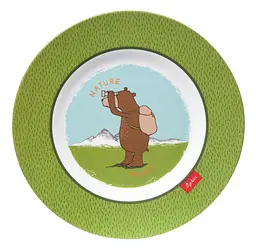 Тарілка Sigikid Forest Grizzly, зелений, 21,5 см (24765SK)