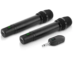 Мікрофони бездротові REAL-EL KM850 Wireless 3,5/6, 35 мм jack - мініатюра 1
