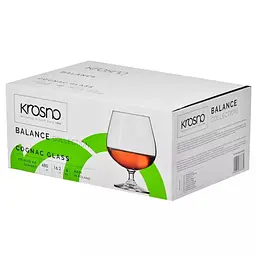 Набір келихів для коньяку Krosno Balance, 480 мл, 6 шт. (788630) - мініатюра 3