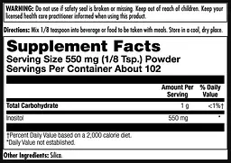 Інозитол Inositol 550mg - 4oz - мініатюра 2