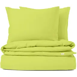 Комплект постільної білизни Cosas двоспальний без простирадла LIME 180 x 220 см (Ranfors70_Lime_180_2)