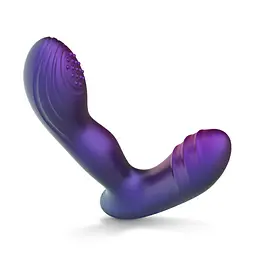 Стимулятор простати Hueman Galaxy Tapping Butt Plug, 14.9 см фіолетовий - мініатюра 5