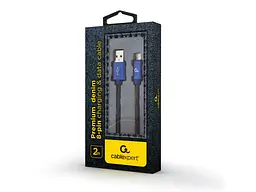 Кабель Cablexpert CC-USB2J-AMLM-2M-BL - мініатюра 2