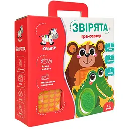 Деревянная мозаика Vladi Toys Зверюшки ZB2002-05 (укр)