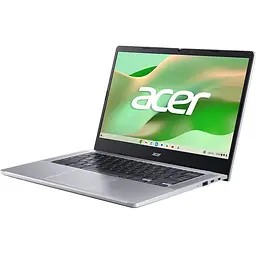 Acer Ноутбук Acer Chromebook CB314-4H 14" FHD IPS, Intel C N100, 8GB, F128GB, UMA, ChromeOS, сріблястий - мініатюра 3