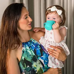 Тренувальна чашка BabyOno з ручками 120 мл м'ятна (1463/06) - мініатюра 4