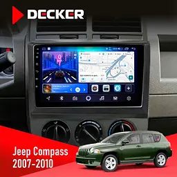 Штатна магнітола Jeep Compass 2007-2010 Decker D10-006 4x64, 4G Decker (НФ-00009494)