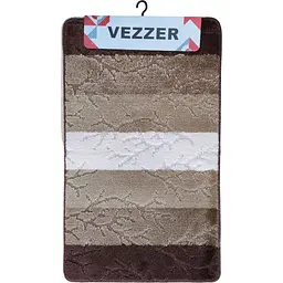 Набір килимків для ванної Vezzer Color line 60x100 та 60x50 см темно-коричневий (VZC10569/2326) - мініатюра 2