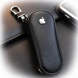 Шкіряна ключниця для автомобільних ключів з логотипом Apple
