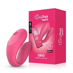 Вібратор для пар EasyConnect Orio, 8 см (рожевий) - мініатюра 12