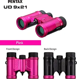 Бінокль Pentax UD 9x21 Pink (61815) - мініатюра 4