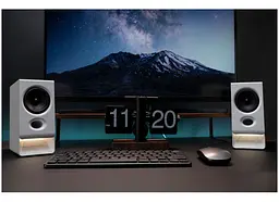 Комп'ютерні колонки 2.0 Edifier R-20-BT 5W USB-C, AUX, Bluetooth White - мініатюра 12